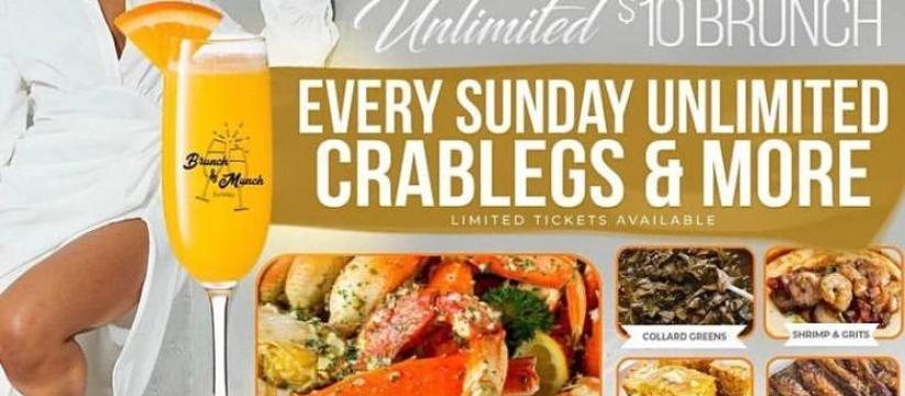 KOD ATLANTA&rsquo;S SUNDAY BRUNCH, $10 UNLIMITED CRAB LEGS & SOUL FOOD